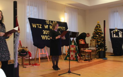 JUBILEUSZ 10 – LECIA POWSTANIA WARSZTATÓW TERAPII ZAJĘCIOWEJ – WIGILIA 2018